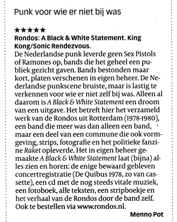 Rondos recensie Volkskrant